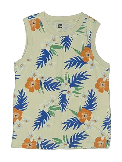 Pre-owned Tea Kids' Sleeveless T-shirt In Brown