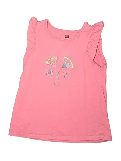Pre-owned Tea Kids' Sleeveless T-shirt In Pink