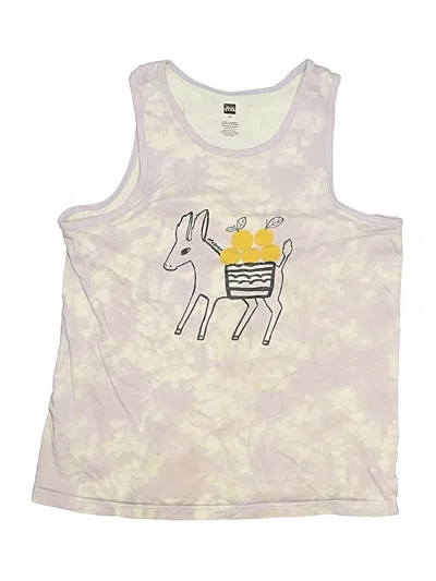 Pre-owned Tea Kids' Sleeveless T-shirt In Yellow
