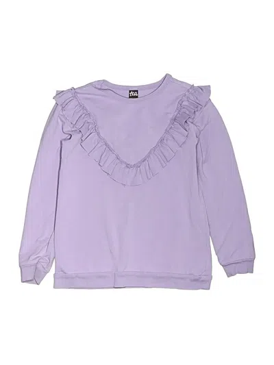 Pre-owned Tea Kids' Sweatshirt In Purple