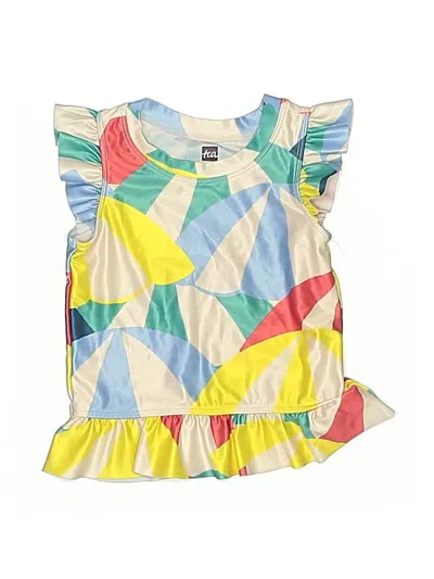 Pre-owned Tea Kids' Swimsuit Cover Up In Yellow
