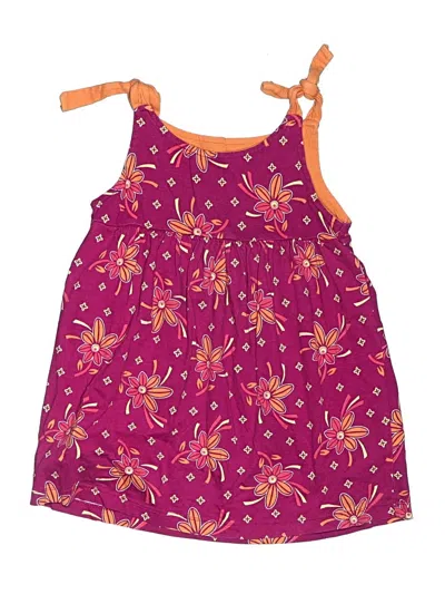 Pre-owned Tea Kids' Tank Top Purple Halter Neckline Tops