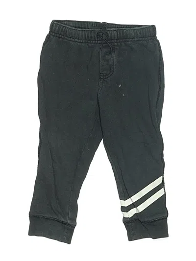Pre-owned Tea Kids' Track Pants In Black
