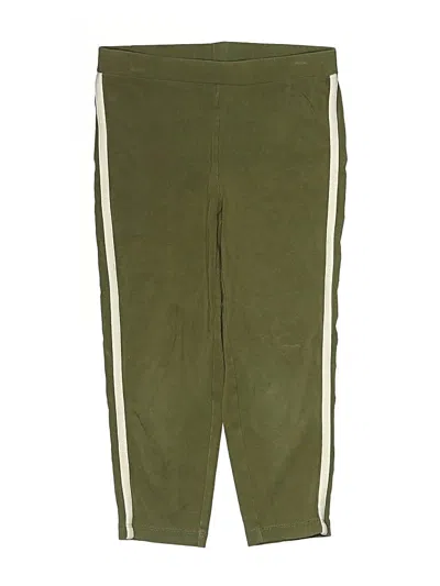 Pre-owned Tea Kids' Track Pants In Green