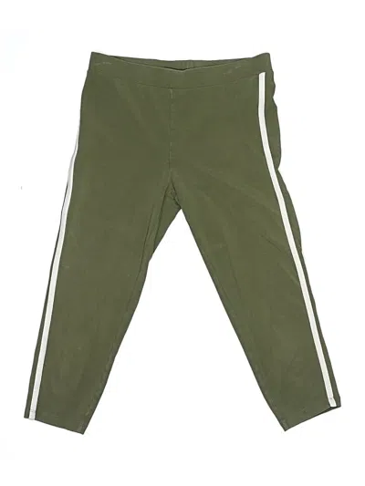 Pre-owned Tea Kids' Track Pants In Green