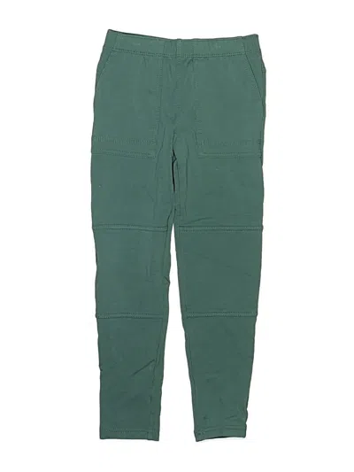 Pre-owned Tea Kids' Track Pants In Green