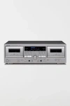 Teac W-1200 Dual Cassette Player And Recorder In Silver At Urban Outfitters In Silver