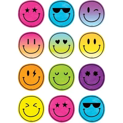 Teacher Created Resources 4ever Smiley Faces Mini Accents