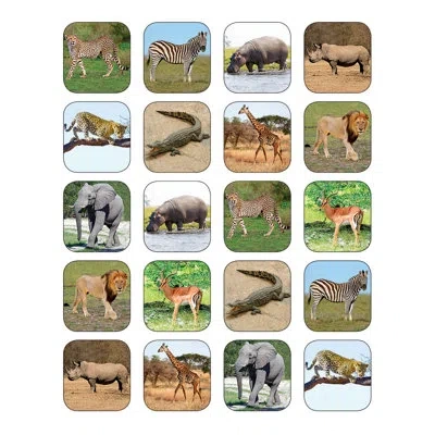 Teacher Created Resources Animals Stickers In Brown
