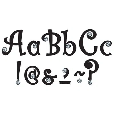 Teacher Created Resources Bling Letters With Jewels