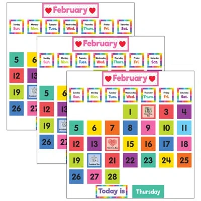 Teacher Created Resources Calendar Pocket Chart Cards