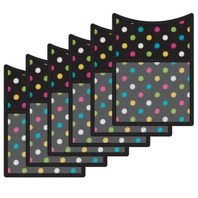 Teacher Created Resources Chalkboard Bright's Magnetic Storage Pocket