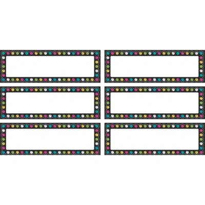 Teacher Created Resources Chalkboard Labels Magnetic Accents In Black;white
