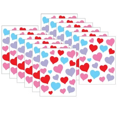 Teacher Created Resources Charming Heart Template In Blue;red;pink