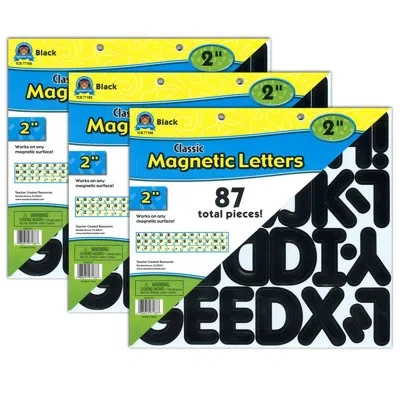 Teacher Created Resources Classic 2" Magnetic Letter