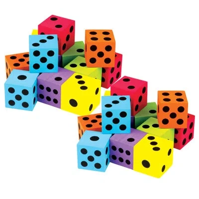 Teacher Created Resources Colorful Large Dice