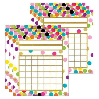 Teacher Created Resources Confetti Incentive Charts In Multicolor