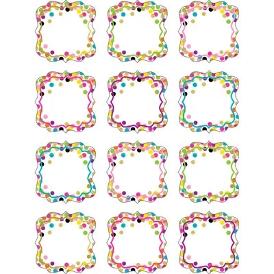 Teacher Created Resources Confetti Mini Accents In Yellow;pink