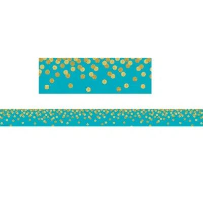 Teacher Created Resources Confetti Straight Border Trim