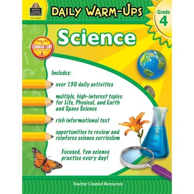 Teacher Created Resources Daily Warm Ups Science Book