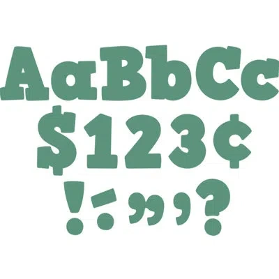 Teacher Created Resources Eucalyptus Block Letter In Green
