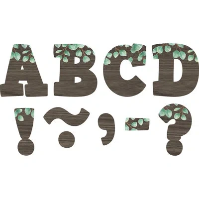 Teacher Created Resources Eucalyptus Bold Block In Black