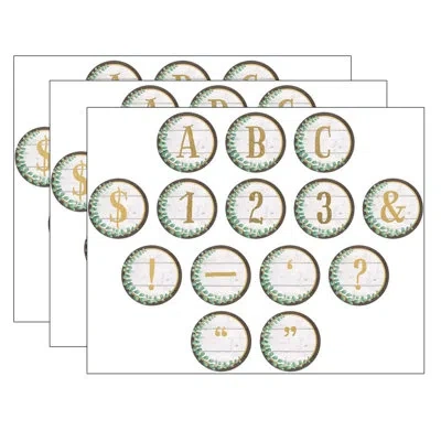 Teacher Created Resources Eucalyptus Circle Letter In Red;yellow;purple