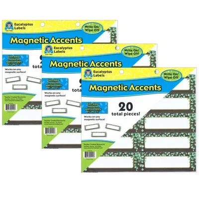 Teacher Created Resources Eucalyptus Labels Magnetic Accents In Green