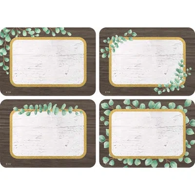 Teacher Created Resources Eucalyptus Name Tags/labels