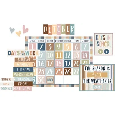Teacher Created Resources Everyone Is Welcome Calendar Bulletin Board Set In Multicolor