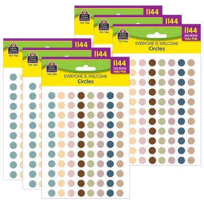 Teacher Created Resources Everyone Is Welcome Circles Mini Stickers Valu-pak