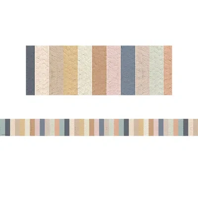 Teacher Created Resources Everyone Is Welcome Stripes Straight Border Trim In Multicolor
