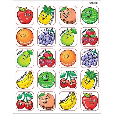 Teacher Created Resources Fruit Of The Spirit Sticker In Multi