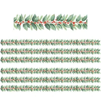 Teacher Created Resources Holly Die-cut Border Trim