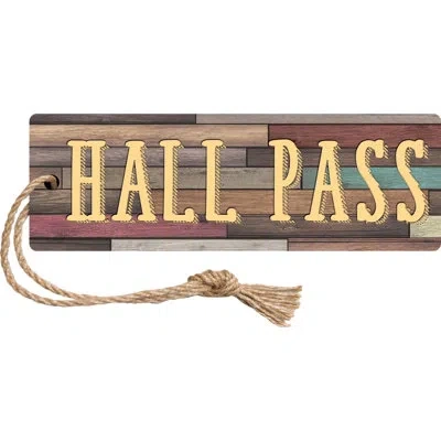 Teacher Created Resources Home Sweet Classroom Magnetic Hall Pass In Brown;yellow