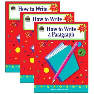 Teacher Created Resources How To Write A Paragraph Activity Book
