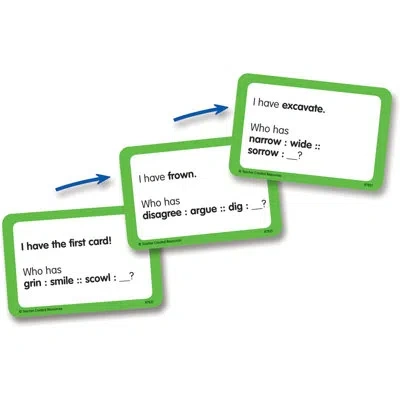 Teacher Created Resources I Have, Who Has Language Arts Game