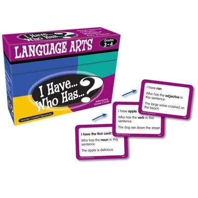 Teacher Created Resources I Have, Who Has Language Arts Game
