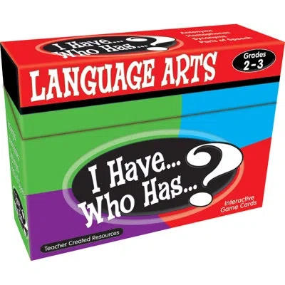 Teacher Created Resources I Have, Who Has Language Arts Game