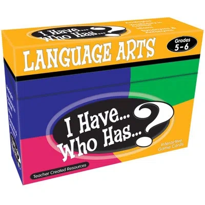 Teacher Created Resources I Have, Who Has Language Arts Game