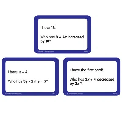 Teacher Created Resources I Have, Who Has Math Game