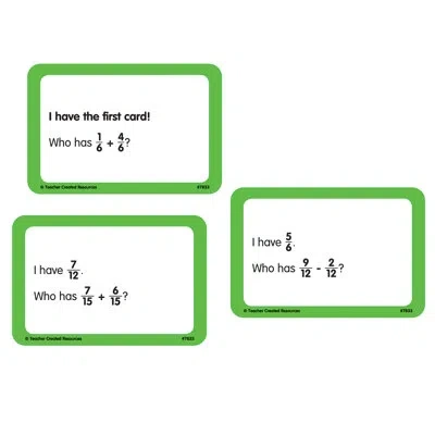 Teacher Created Resources I Have, Who Has Math Game