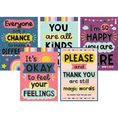 Teacher Created Resources Inspire And Motivate Poster In Red;purple