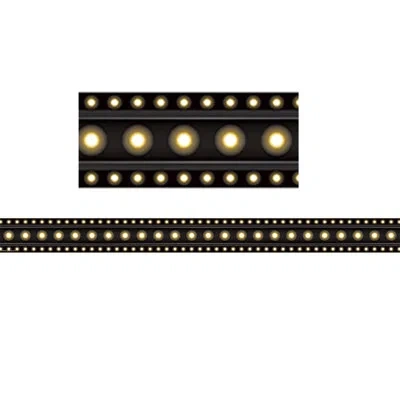 Teacher Created Resources Marquee Straight Border Trim In Black
