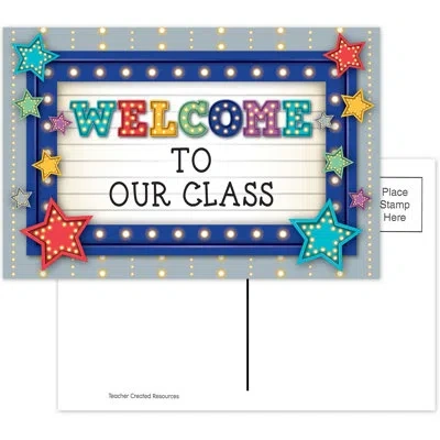 Teacher Created Resources Marquee Welcome Postcard
