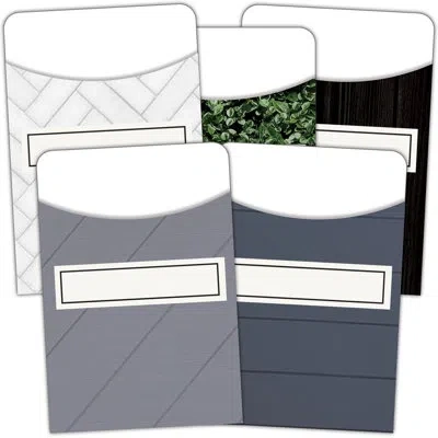 Teacher Created Resources Modern Farmhouse Library Pockets