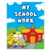 Teacher Created Resources My School Work Pocket Folder In Blue;red
