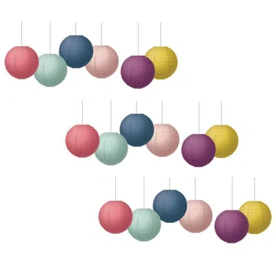 Teacher Created Resources Paper Lantern In Blue;red;purple