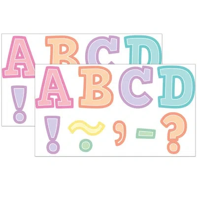 Teacher Created Resources Pastel Pop Bold Block Magnetic Letters
