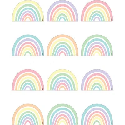 Teacher Created Resources Patel Pop Rainbows Mini Accents
